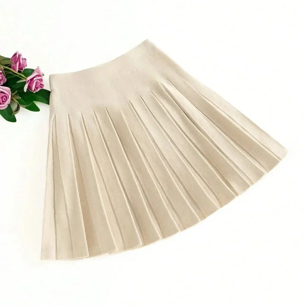 Apricot Casual Women's Mini Knit Skirt